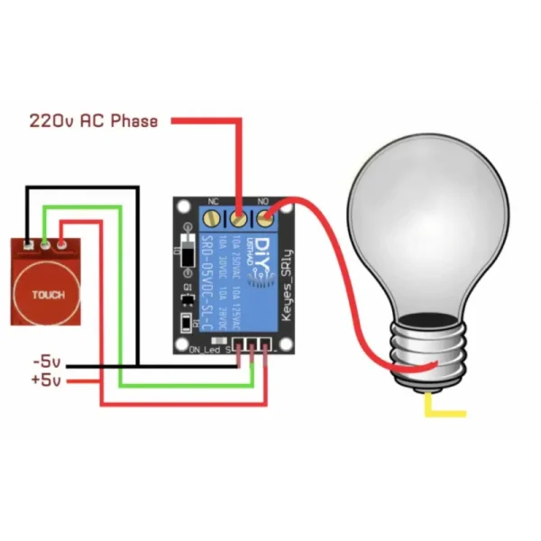 ماژول تاچ خازنی TTP223 - Image 6