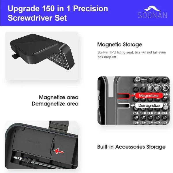 ست پیچ گوشتی 150 پارچه KS-840150 - Image 3