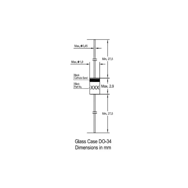 دیود زنر 11 ولت 0.5W(بسته 20 عددی) - Image 2