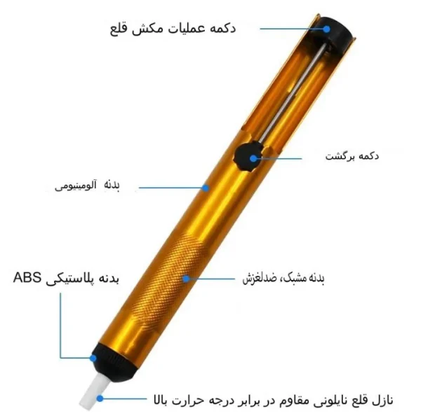 قلع کش پمپی طلایی - Image 4