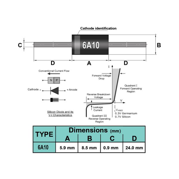 دیود 6A10 - Image 2