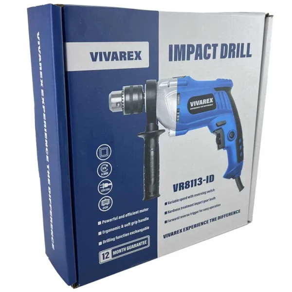 دریل چکشی 810 وات نیم تنه فلزی VR 8113 ویوارکس - Image 7