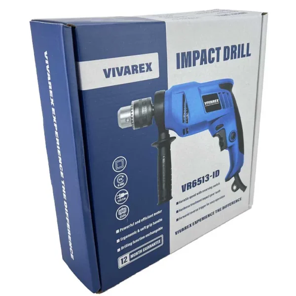 دریل چکشی 650w ویوارکس دیمر دار مدل VR6513-ID - Image 4