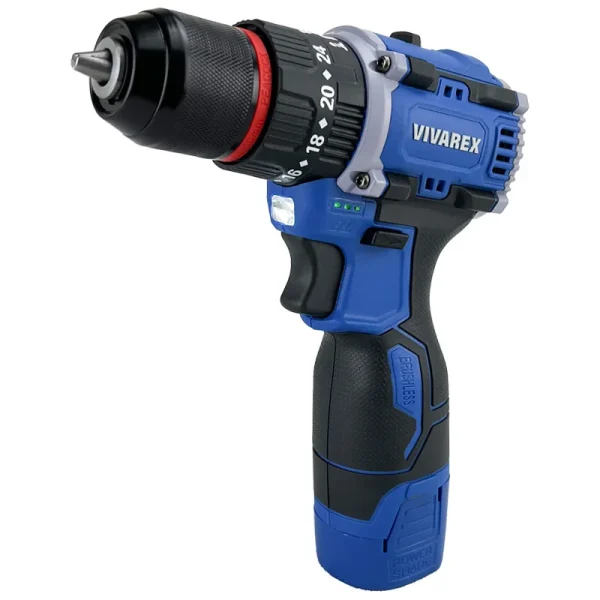 دریل شارژی چکشی براشلس 16 ولت ویوارکس مدل VR1608-BLX - Image 7