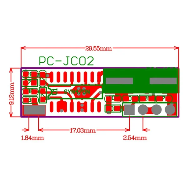 گیرنده ریموت 315MHz-ASK سوپرهترودین JCO2 - Image 4