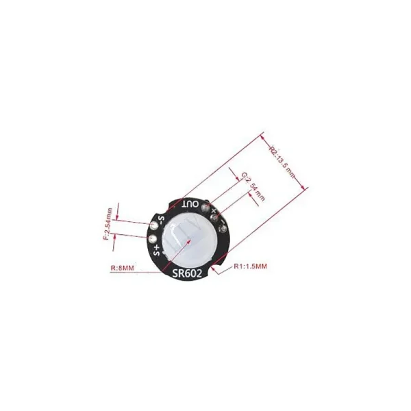 ماژول سنسور تشخیص حرکت مادون قرمز مدل SR602 - Image 2