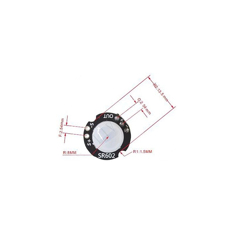 ماژول سنسور تشخیص حرکت مادون قرمز مدل SR602 - Image 2