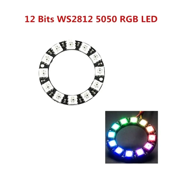 ماژول LED RGB حلقه ای 12 تایی - Image 2