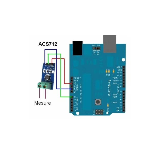 ماژول سنسور جریان 30 آمپر مدل ACS712 - Image 3