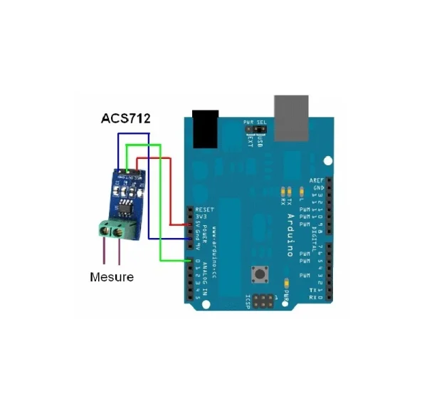 ماژول سنسور جریان 5 آمپر مدل ACS712 - Image 3