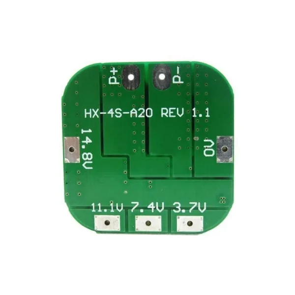 ماژول شارژ و دشارژ BMS باتری لیتیومی 4 سل 20 آمپر - Image 4