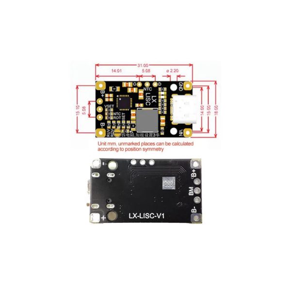 ماژول شارژر باتری لیتیوم  2 سل و 3 سل با ورودی Type-C - Image 6
