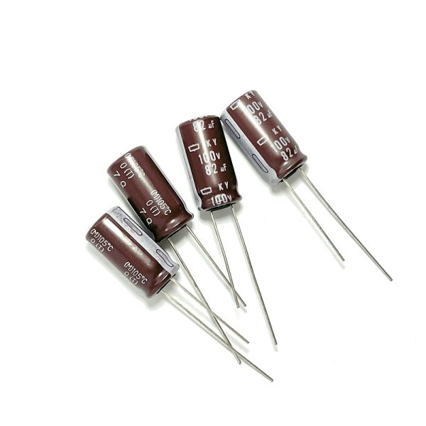 خازن 82 میکروفاراد 100 ولت ژاپنی NIPPON