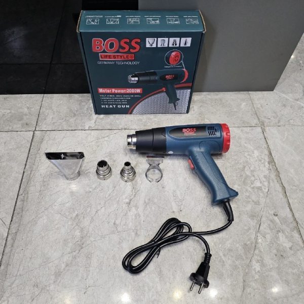 سشوار صنعتی 2000 وات صنعتی دیمردار باس مدل BS-HEAT GUN2 - Image 5