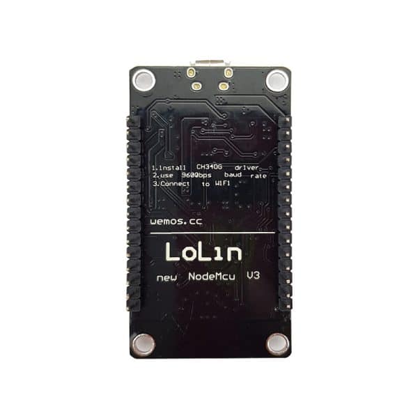 برد توسعه Node MCU ESP8266 با مبدل CH340 - Image 3