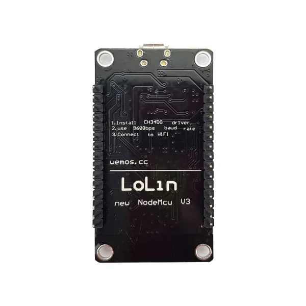 برد توسعه Node MCU ESP8266 با مبدل CH340 - Image 3
