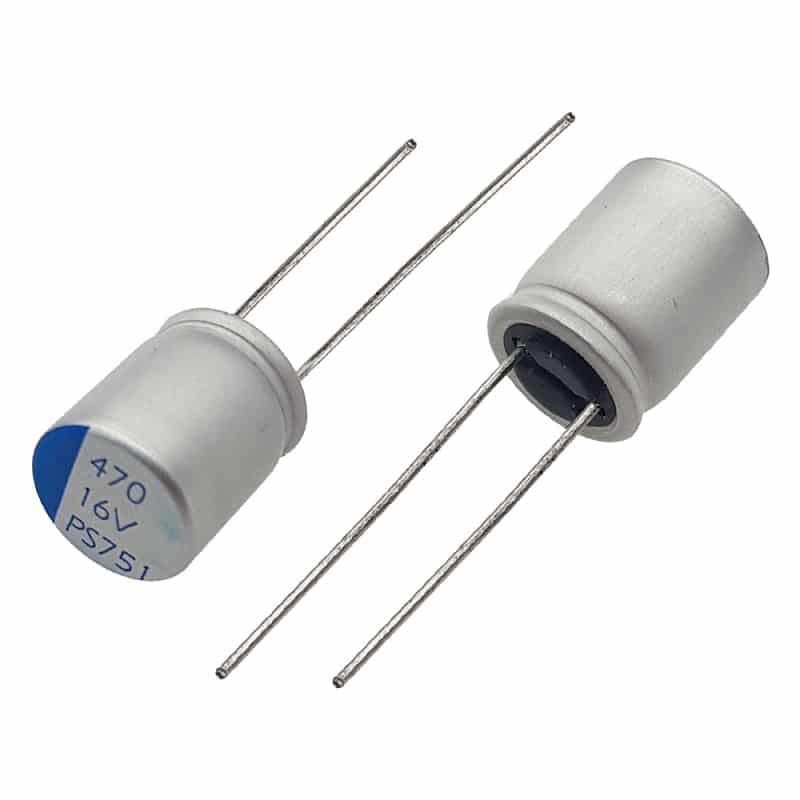 خازن جامد 470 میکروفاراد 16 ولت