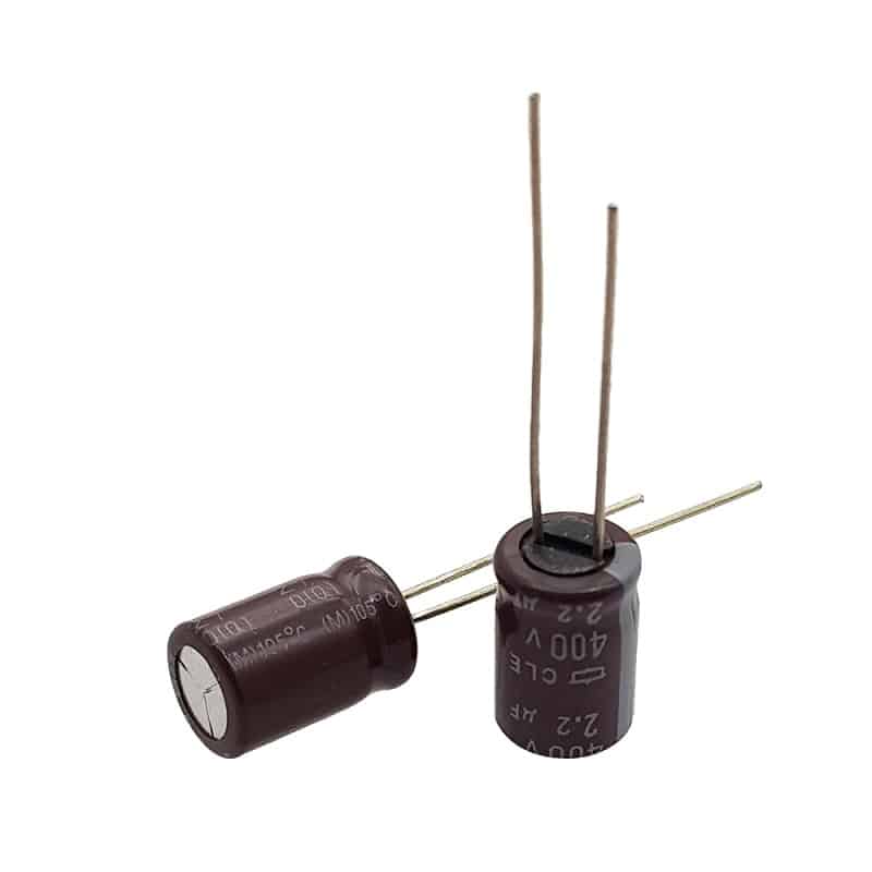 خازن 2.2 میکروفاراد 400 ولت ژاپنی