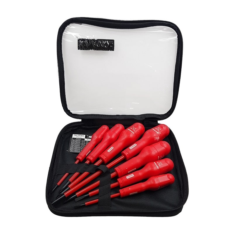 ست 7 تایی پیچ گوشتی عایق ولتاژ بالا