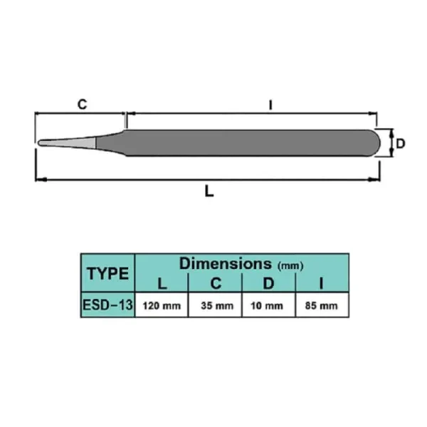 پنس آنتی استاتیک ESD-13 - Image 4