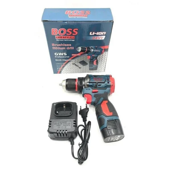 دریل شارژی باس مدل BS3034 براشلس - Image 2