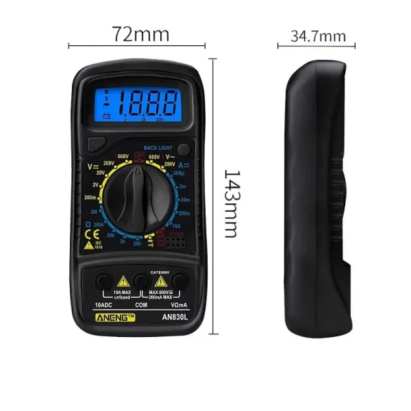 مولتی متر دیجیتال آننگ AN830L - Image 4