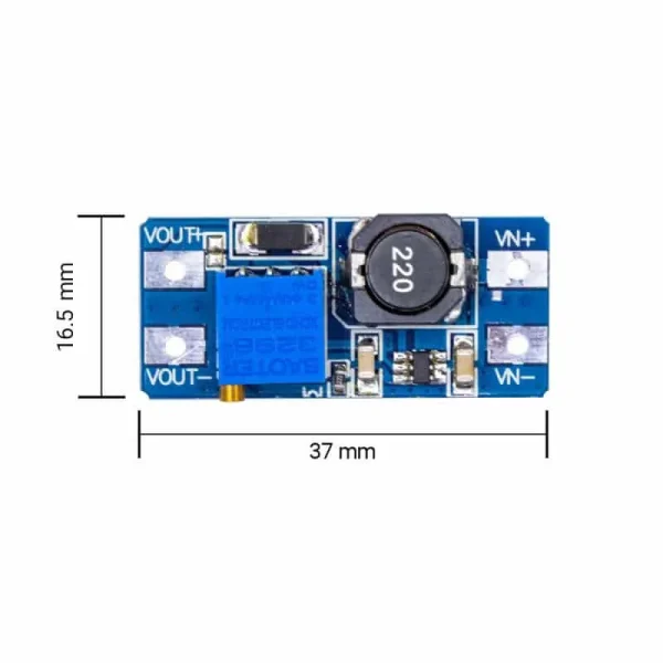 ماژول افزاینده 2A آمپر MT3608 - Image 2