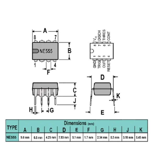 آی سی NE555P - Image 3