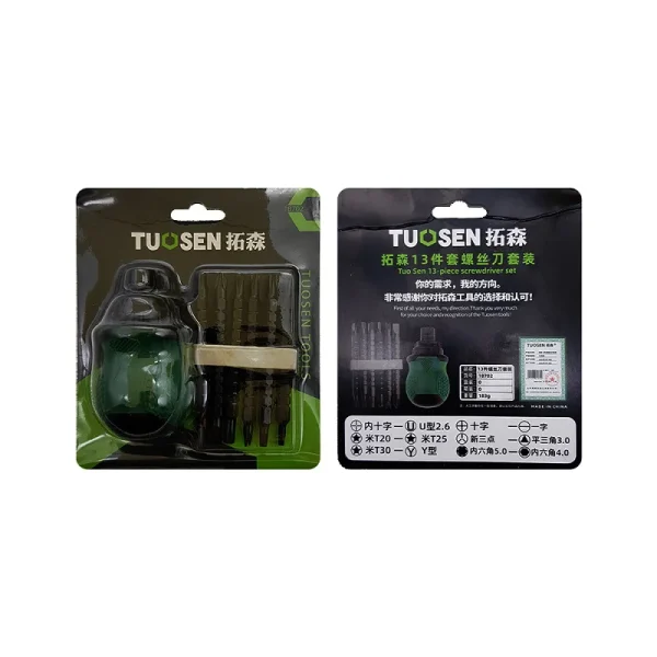 ست پیچ گوشتی مچی دوطرفه TUOSEN 18702 - Image 3