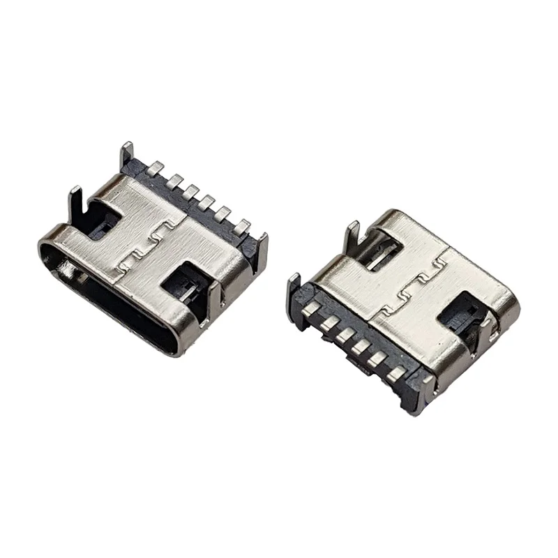کانکتور-مادگی USB TYPE-C SMD- راست- R/A
