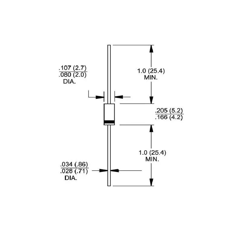 دیود زنر 5.6 ولت 1W(بسته 20 عددی) - Image 2