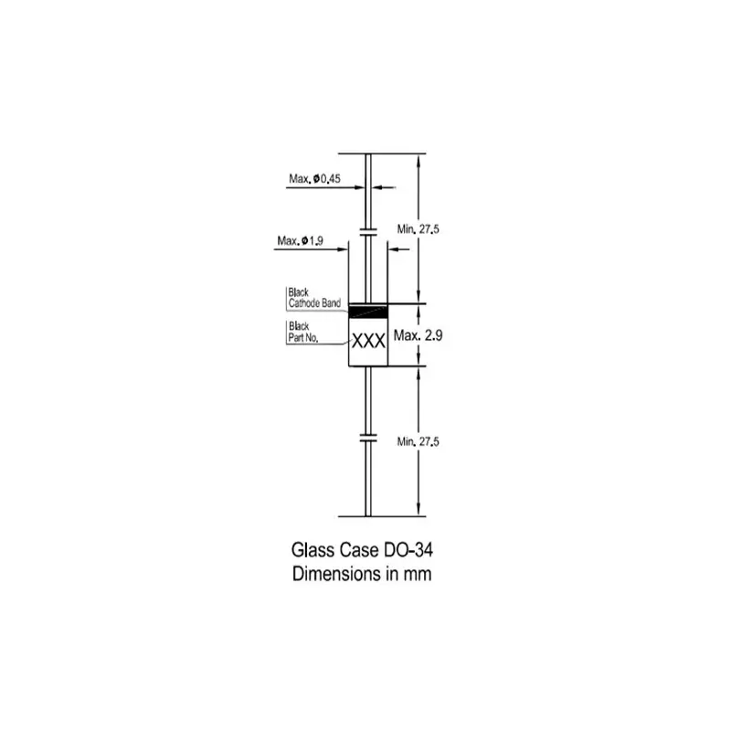 دیود زنر 24 ولت 0.5W(بسته 20 عددی) - Image 2