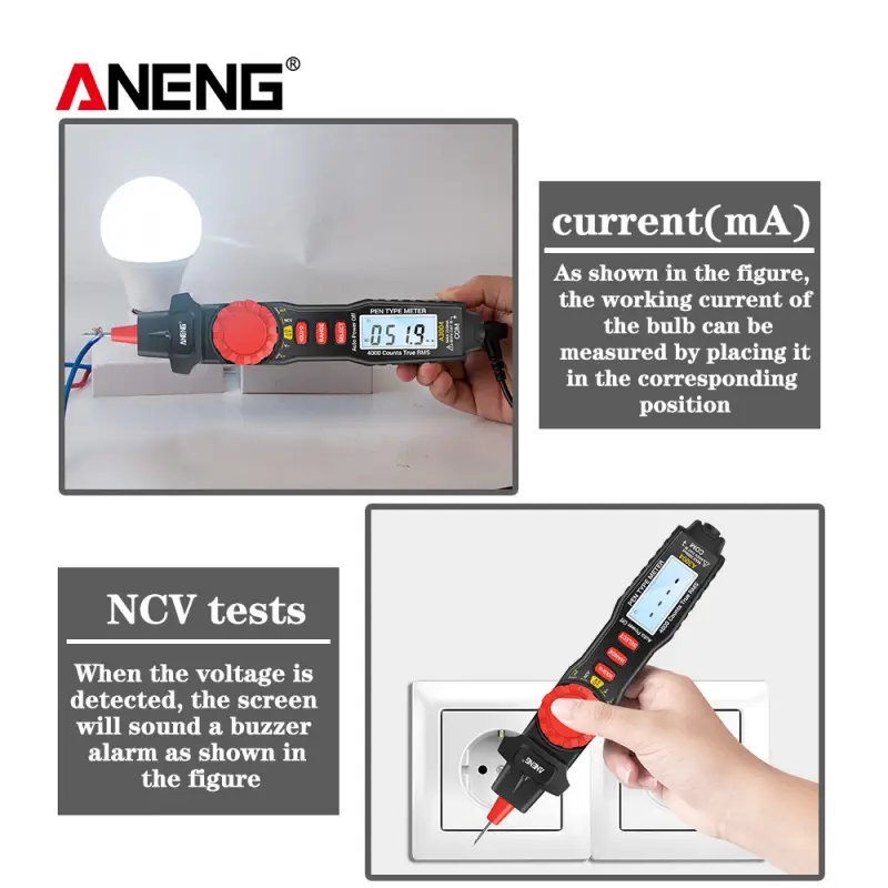 مولتی متر قلمی دیجیتالی ANENG مدل A3004 - Image 8
