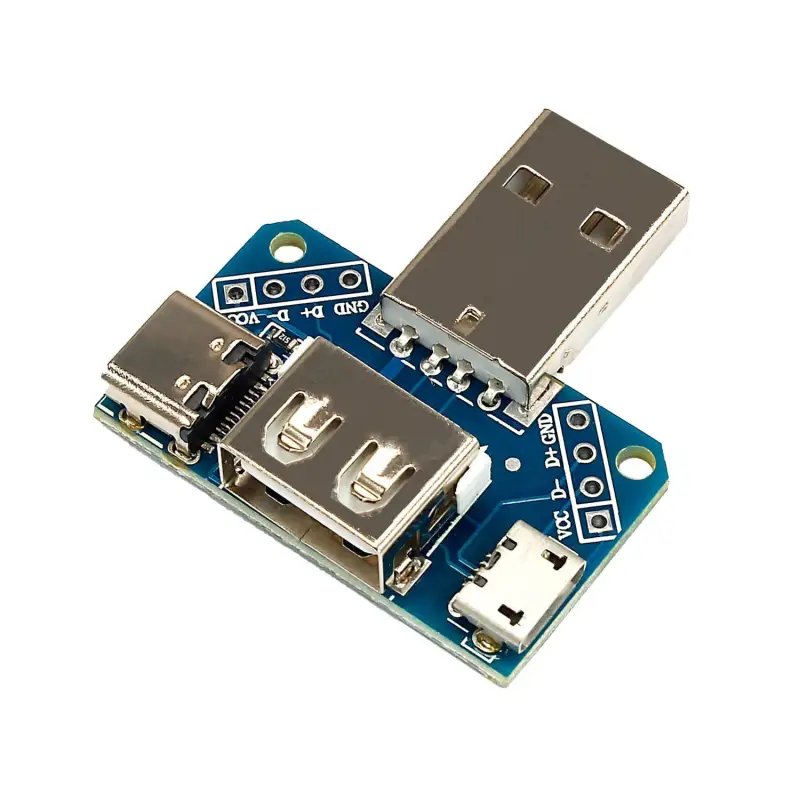 مبدل USB نری به USB مادگی و Type-C و Micro USB - Image 6