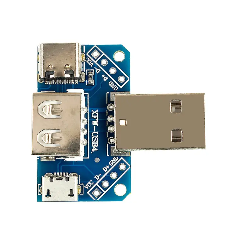 مبدل USB نری به USB مادگی و Type-C و Micro USB - Image 4