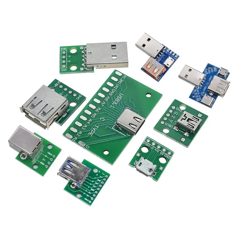 مبدل USB نری به USB مادگی و Type-C و Micro USB - Image 2
