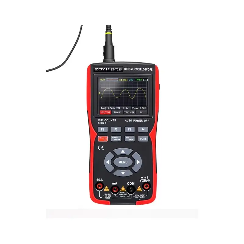 اسیلوسکوپ 10MHz پرتابل دو کاره ZOYI 702S