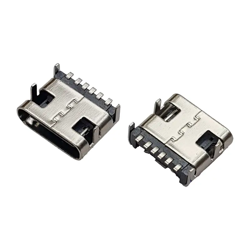 کانکتور-مادگی USB TYPE-C SMD- راست- R/A