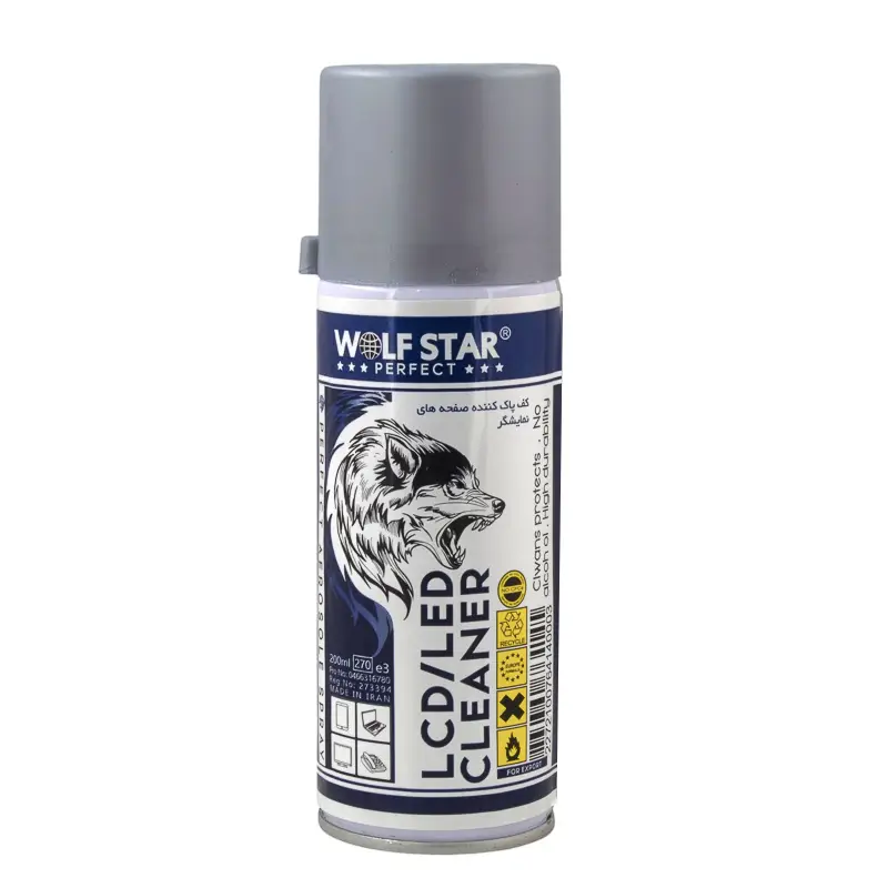 اسپری-پاک کننده-LCD و LED-برند WOLFSTAR